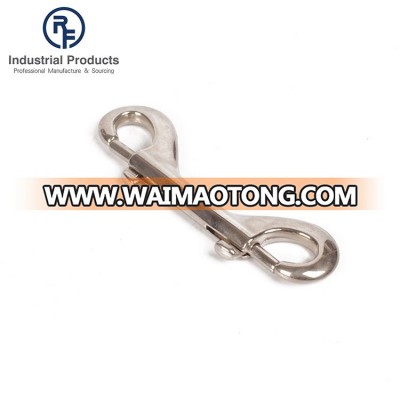 Hot sale nickel plated steel double chain snap