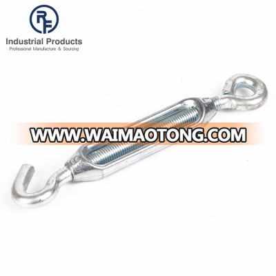 OEM style steel adjustable zinc coated turnbuckle with hook&eye